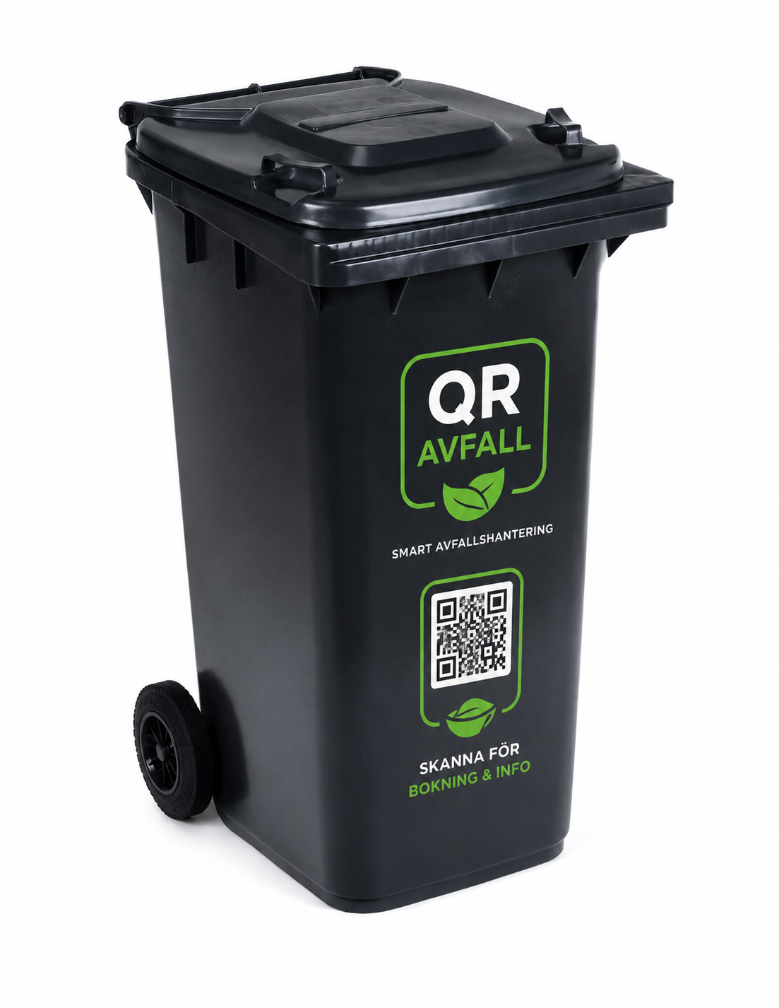 190 liters QR Avfall-kärl