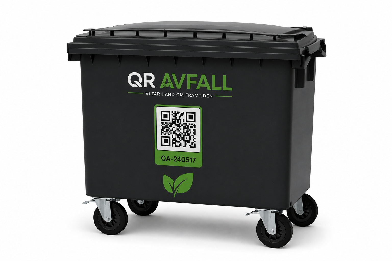 660 liters QR Avfall-kärl