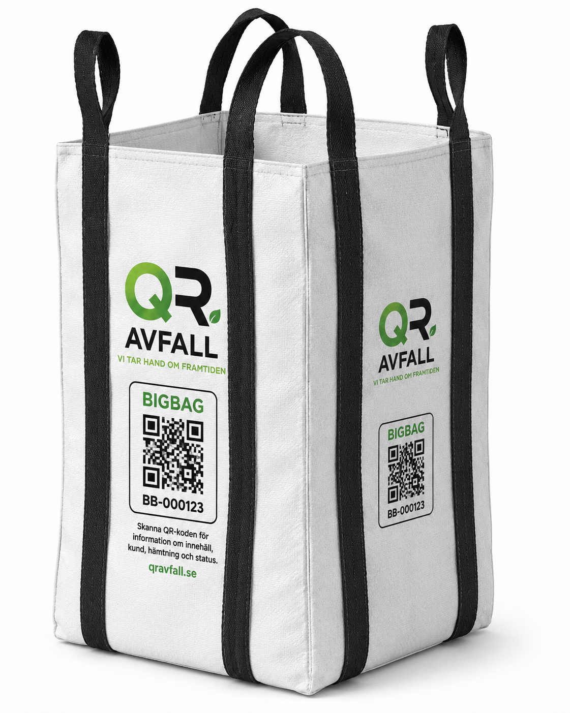 Liten Säck med QR-kod från QR Avfall